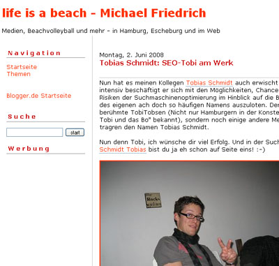 Michael Friedrich's Blog ber Escheburg, Hamburg und vieles mehr
