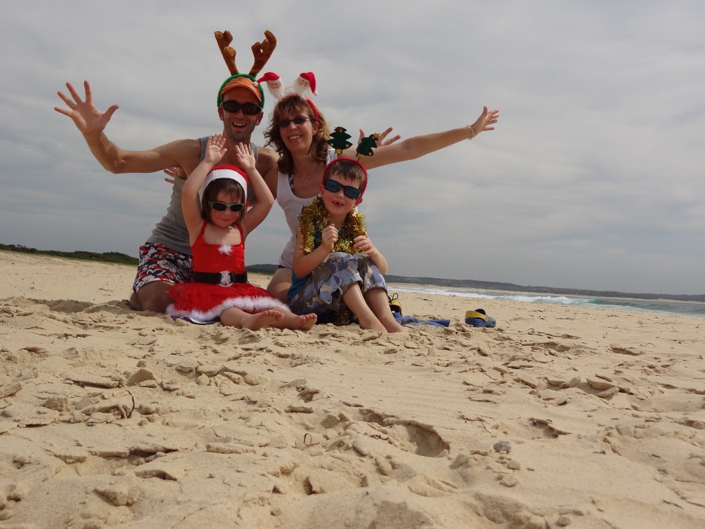 Weihnachten am Strand