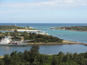 Idyllischer Ausblick auf Lakes Entrance