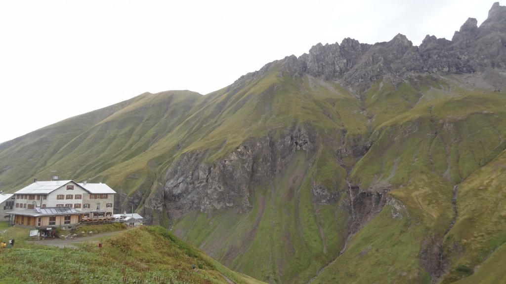 Ankunft an der Kemptner Hütte