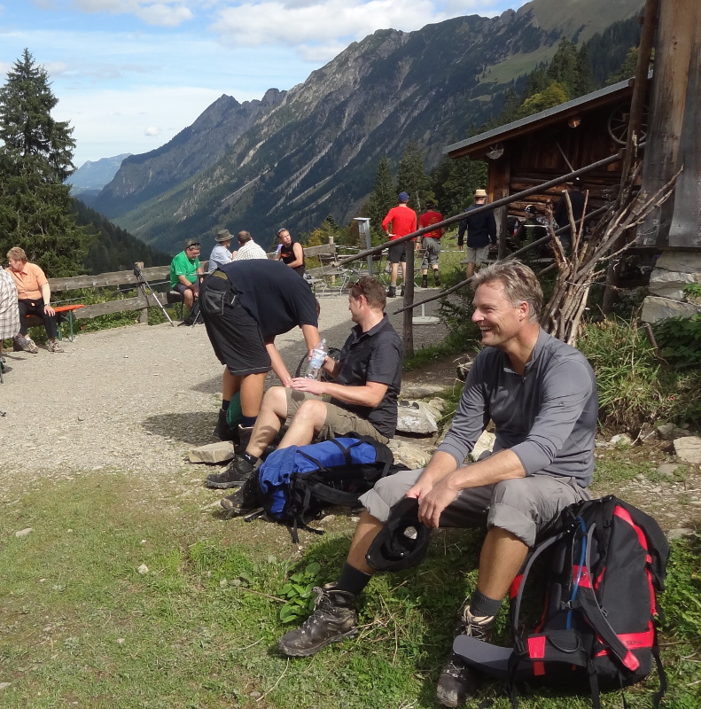 Rast auf der Petersalp