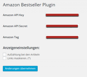 Amazon Bestseller WordPress Plugin