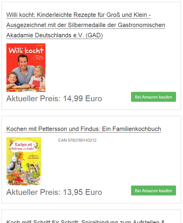 Ergebnis: Amazon Bestseller Plugin